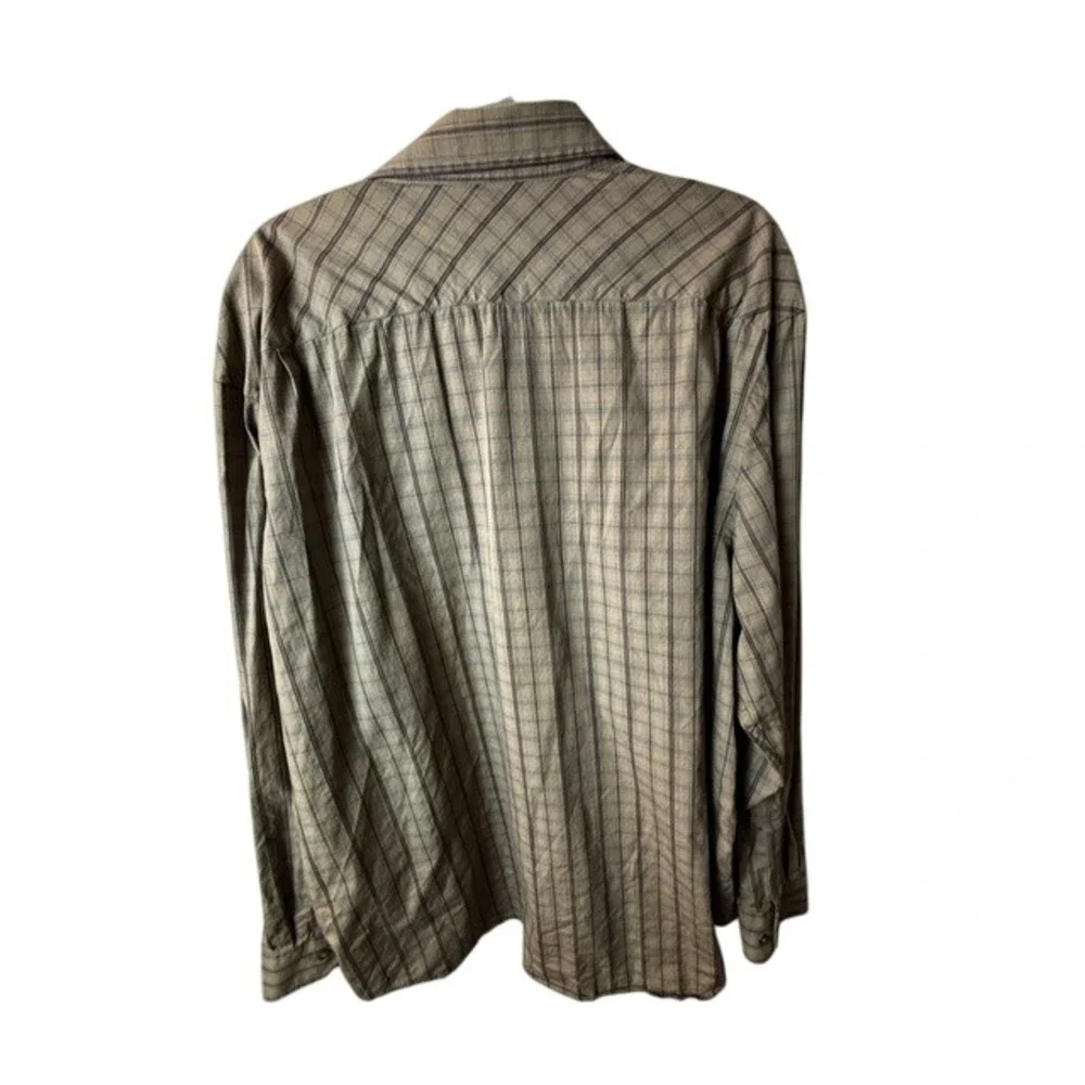 Banana Republic Mens‎ XXL Button Down Long Sleeve Plaid Shirt Casual